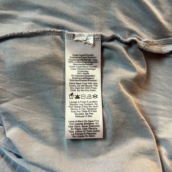 DKNY 2 layer summer maxi dress.  Size L - Picture 4 of 5